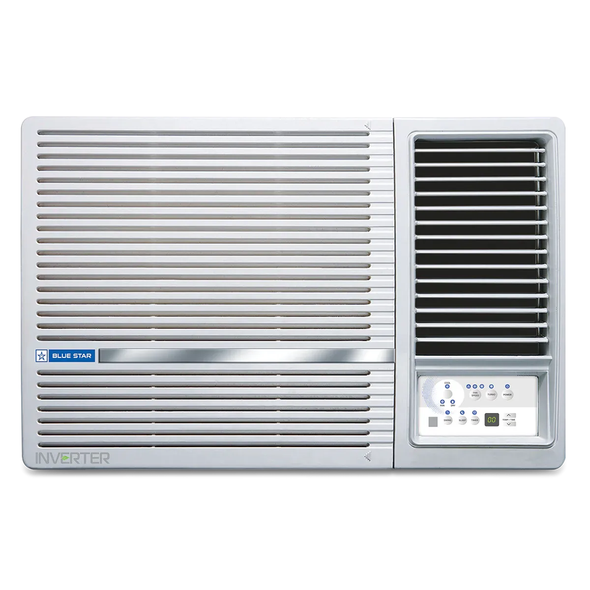 Blue Star WIE518L 1.5 Ton 5 Star Inverter Window AC | 5-in-1 Convertible Cooling | Copper Condenser | Turbo Cool | Dry Mode | R32 Refrigerant