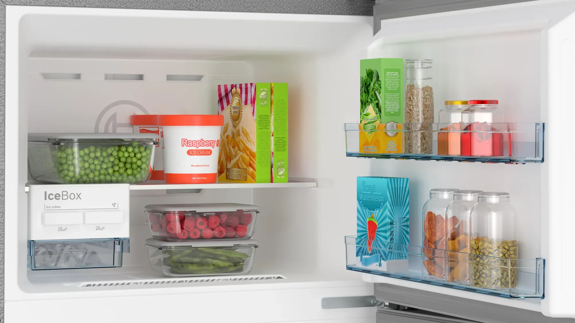 BOSCH Serie 6 CMC36S05NI 364 Litres Frost Free Vario Inverter Triple Door Refrigerator Sparkly Steel