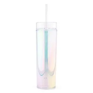 PLASTIC DRINK TUMBLER - IRIDESCENT
